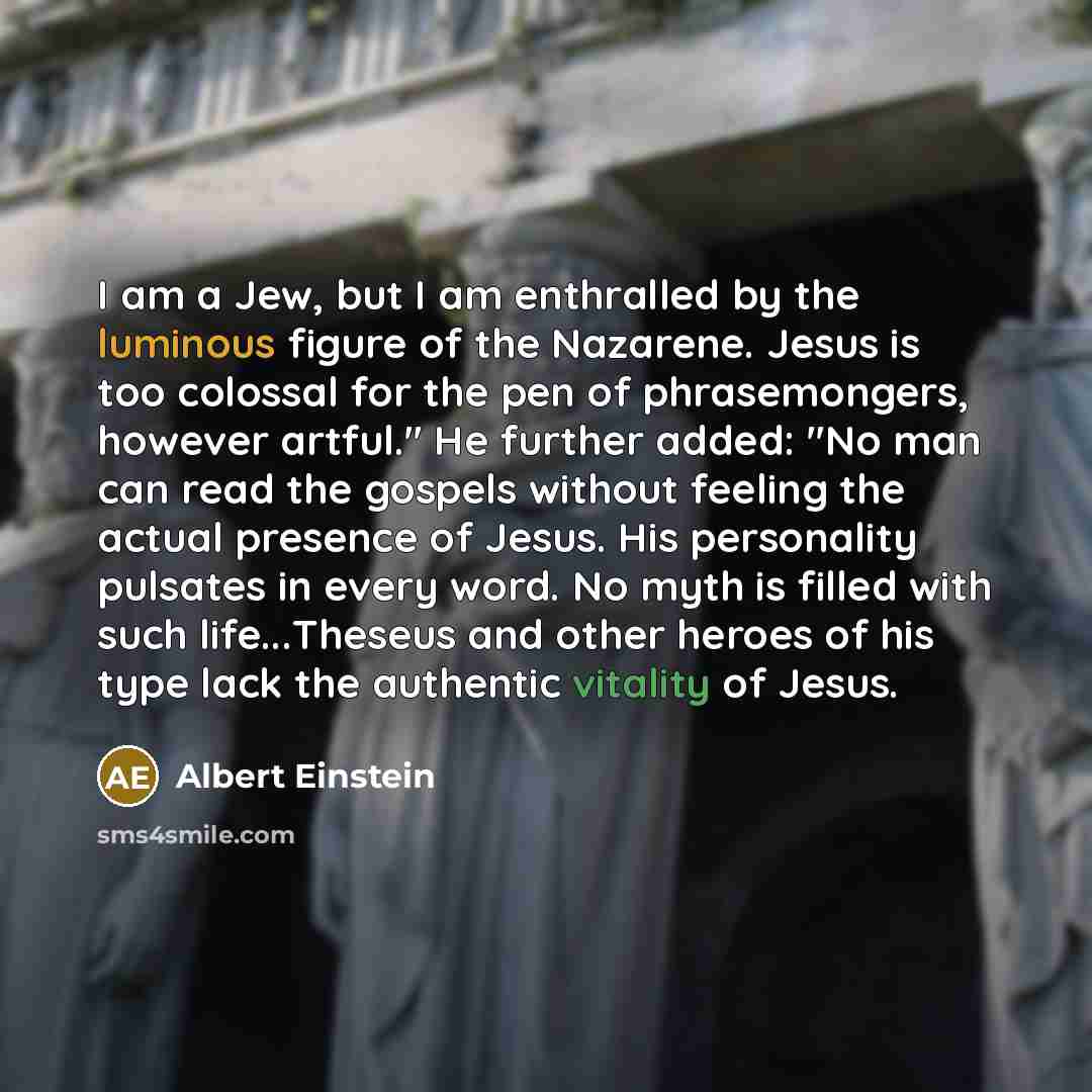 “I am a Jew, but I am enthralled by the…” quote by Albert Einstein