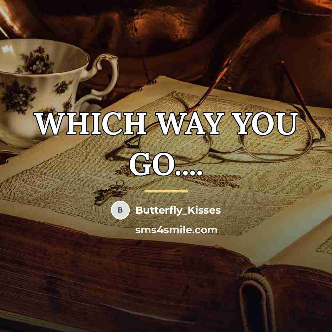 “WHICH WAY YOU GO....…” quote by Butterfly_Kisses