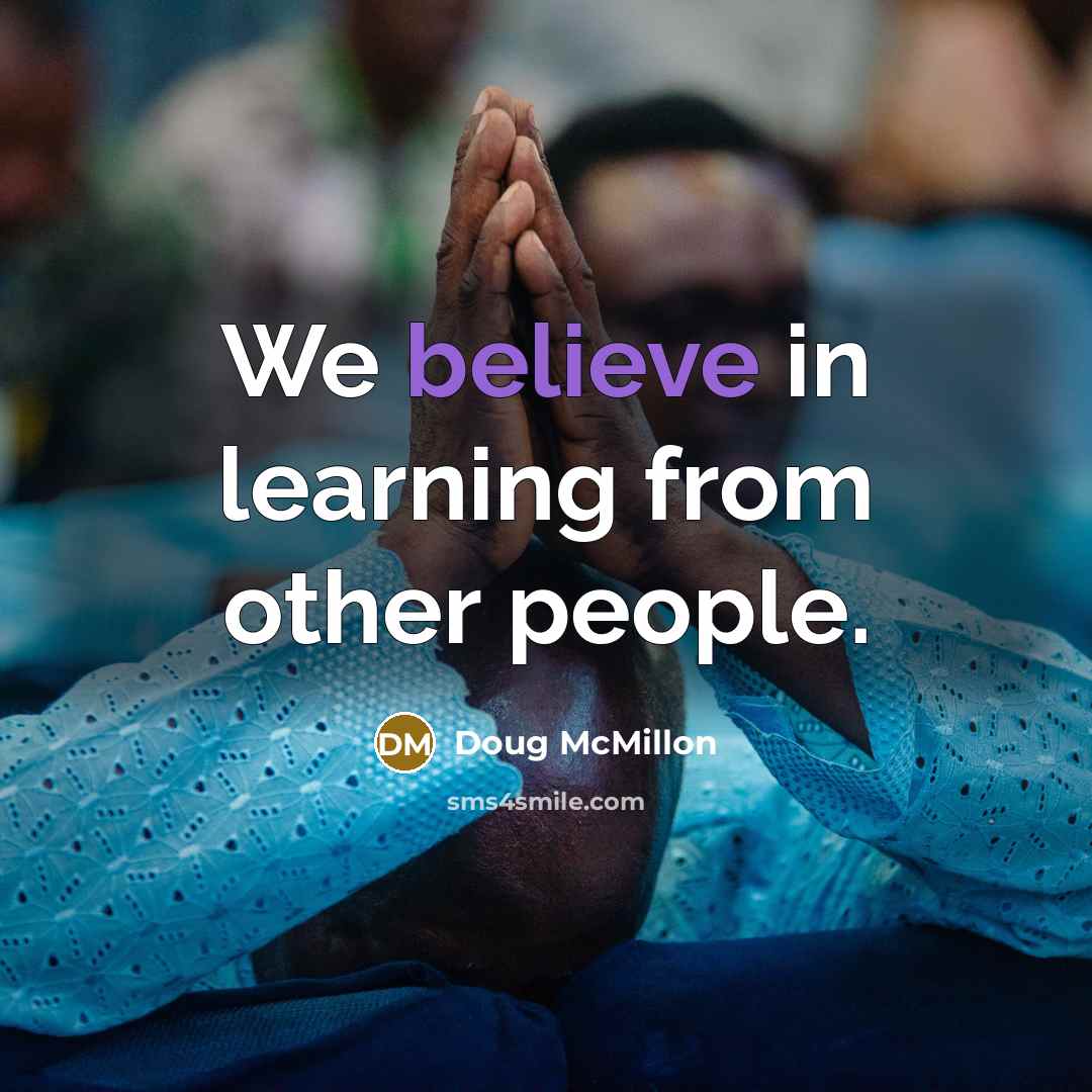“We believe in learning from other people.…” quote by Doug McMillon
