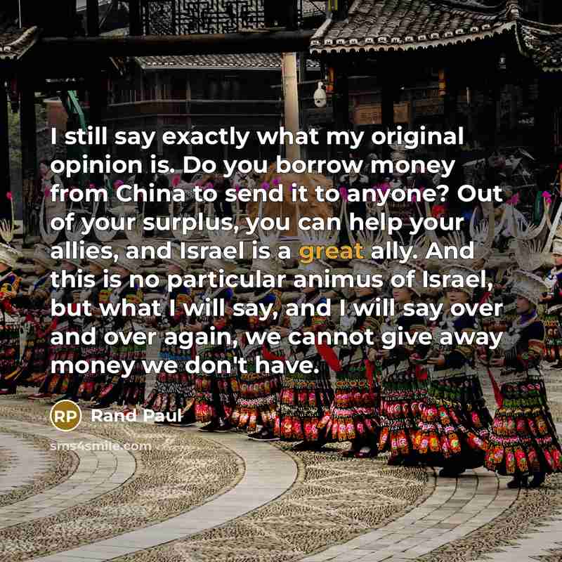 “I still say exactly what my original opinion is. Do…” quote by Rand Paul