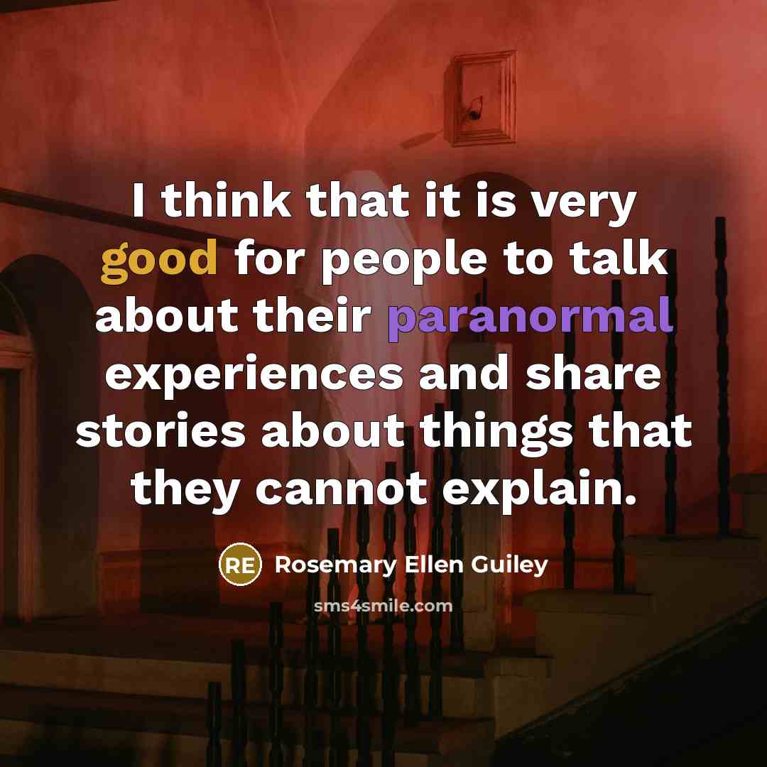 “I think that it is very good for people to…” quote by Rosemary Ellen Guiley