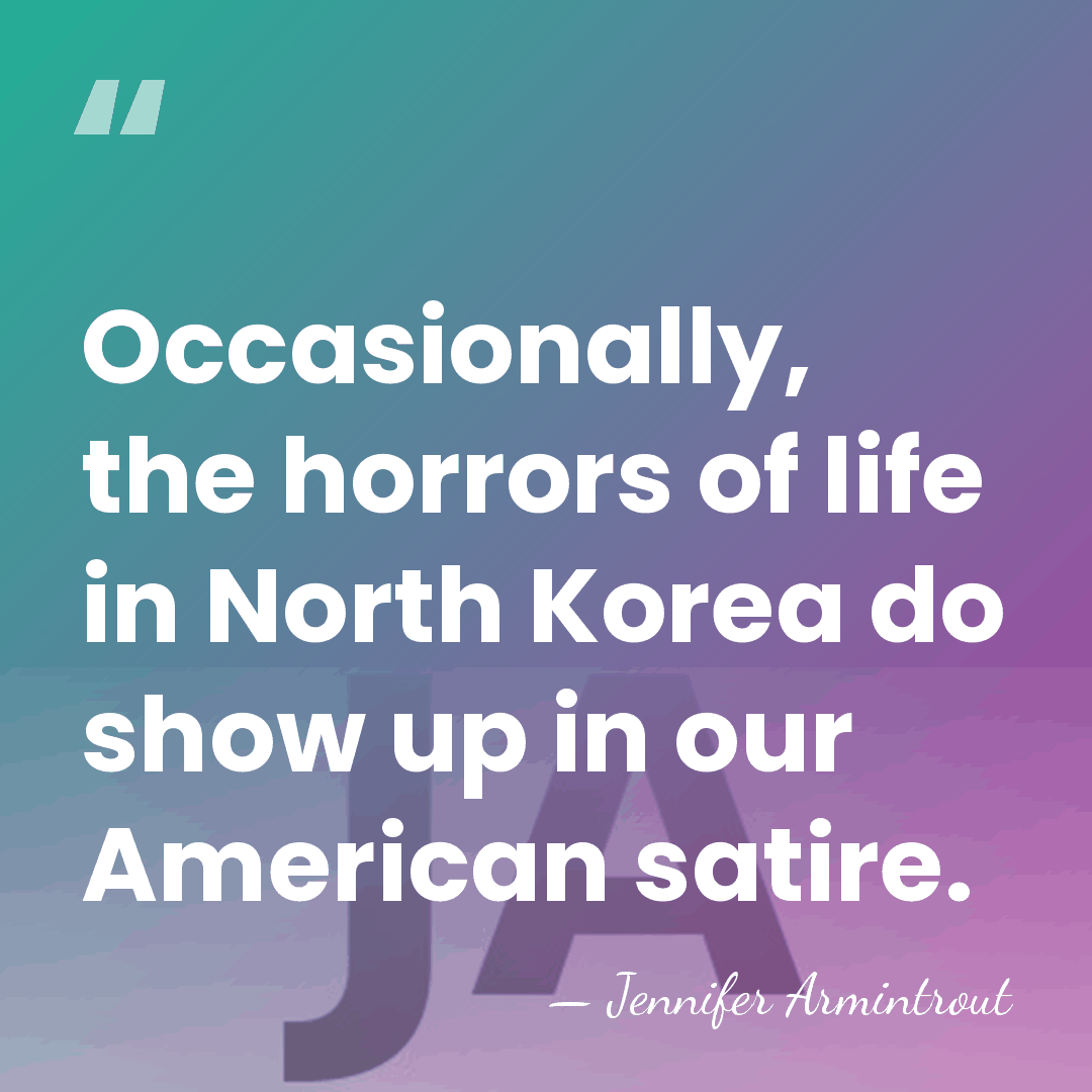 Occasionally, the horrors of life in North Korea do show up in&hellip; - Jennifer Armintrout