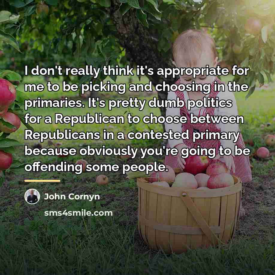 “I don't really think it's appropriate for me to be…” quote by John Cornyn