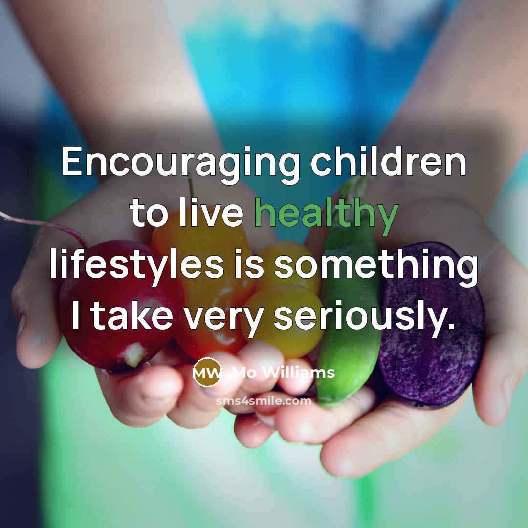 “Encouraging children to live healthy lifestyles is something I take…” quote by Mo Williams