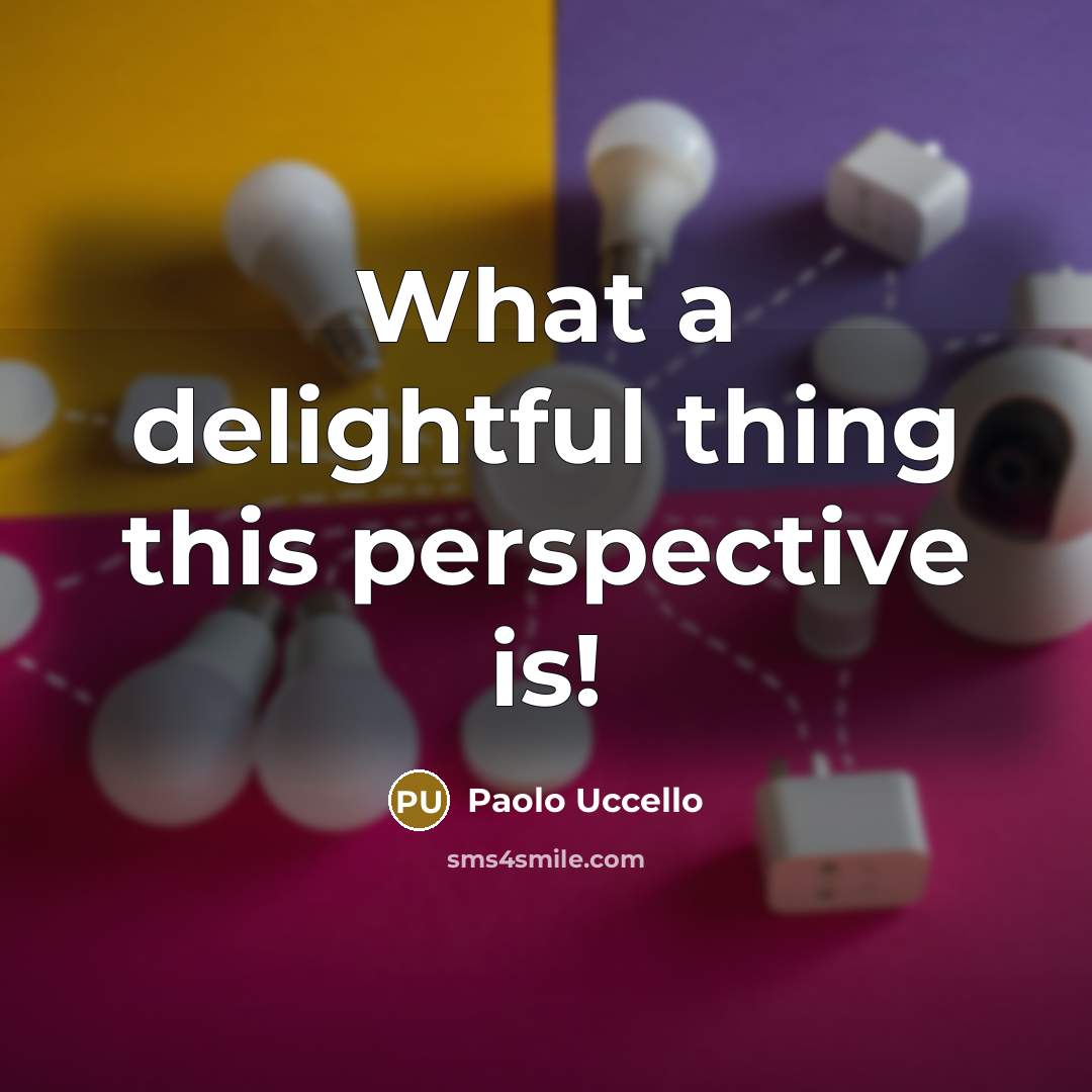 “What a delightful thing this perspective is!…” quote by Paolo Uccello