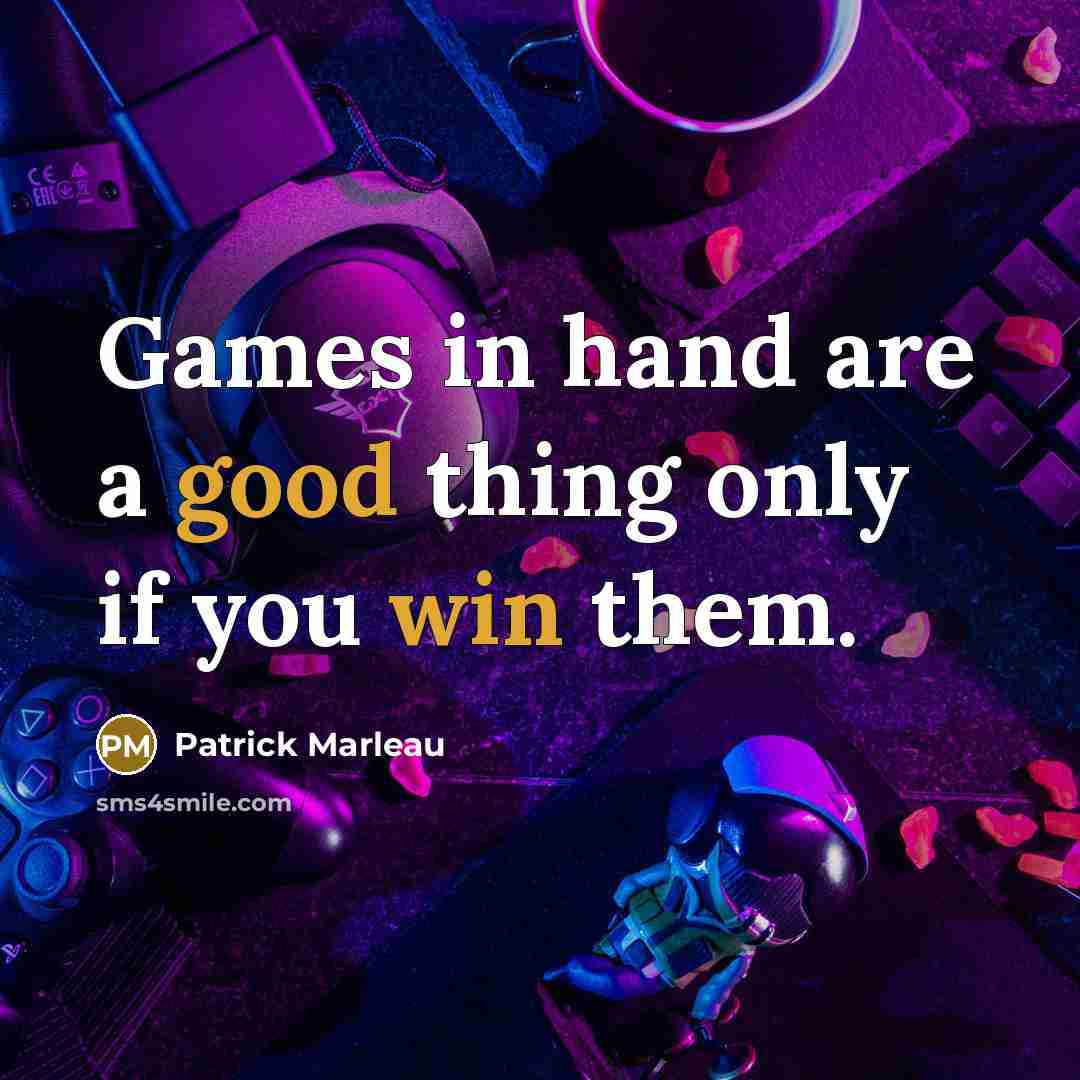 “Games in hand are a good thing only if you win them.” quote by Patrick Marleau