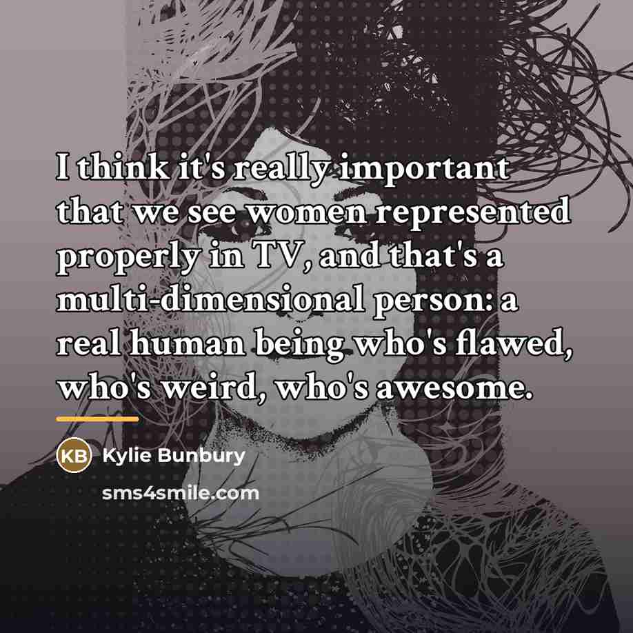 “I think it's really important that we see women represented…” quote by Kylie Bunbury