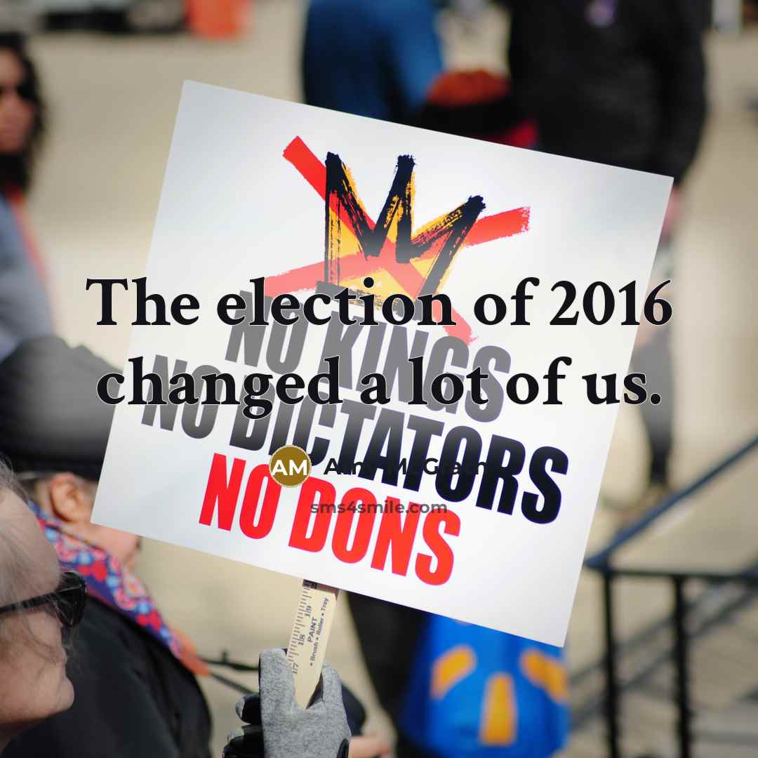 “The election of 2016 changed a lot of us.…” quote by Amy McGrath