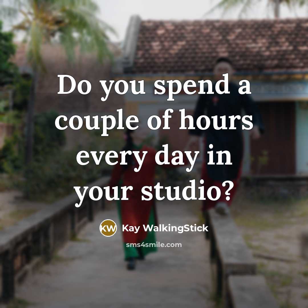 “Do you spend a couple of hours every day in…” quote by Kay WalkingStick