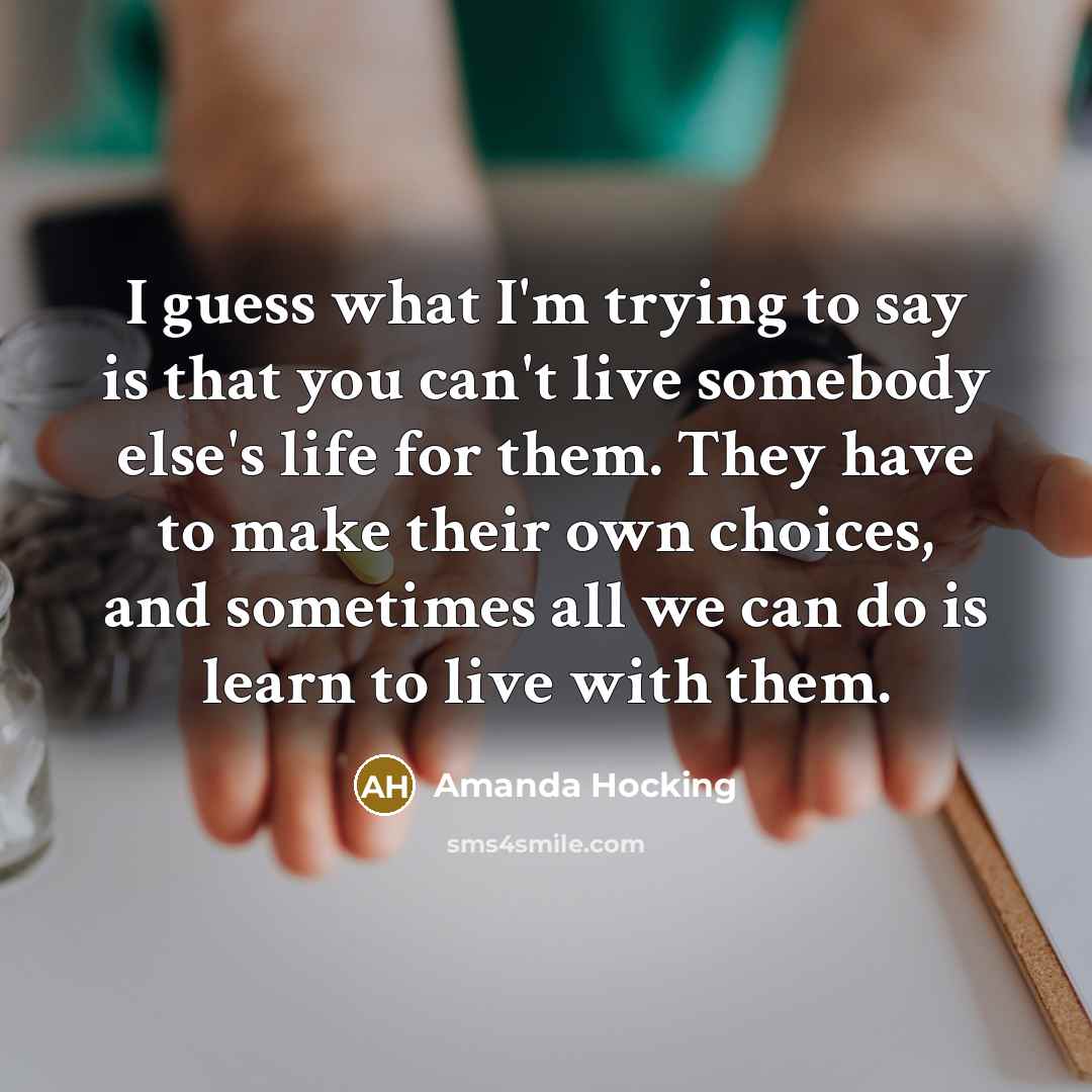 “I guess what I'm trying to say is that you…” quote by Amanda Hocking