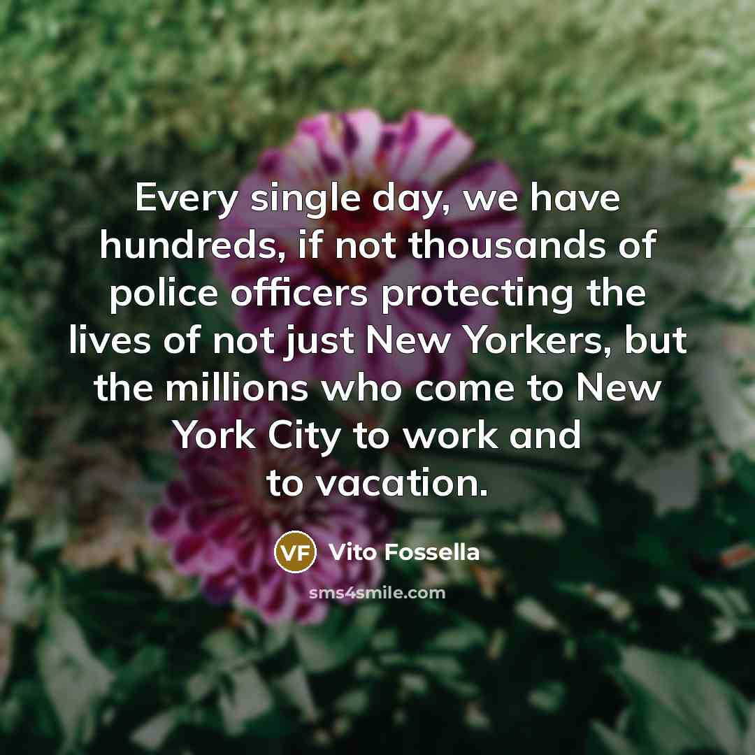 “Every single day, we have hundreds, if not thousands of…” quote by Vito Fossella