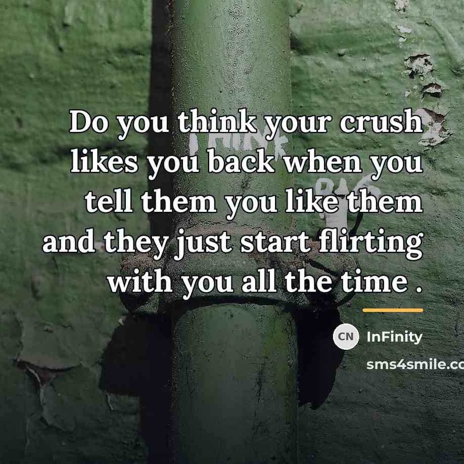 “Do you think your crush likes you back when you…” quote by InFinity