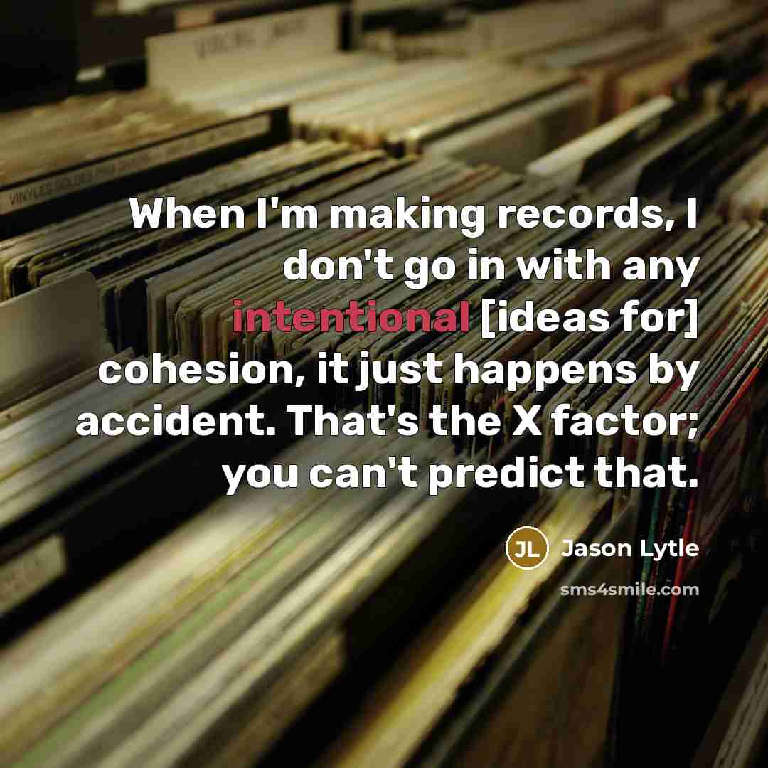 “When I'm making records, I don't go in with any…” quote by Jason Lytle