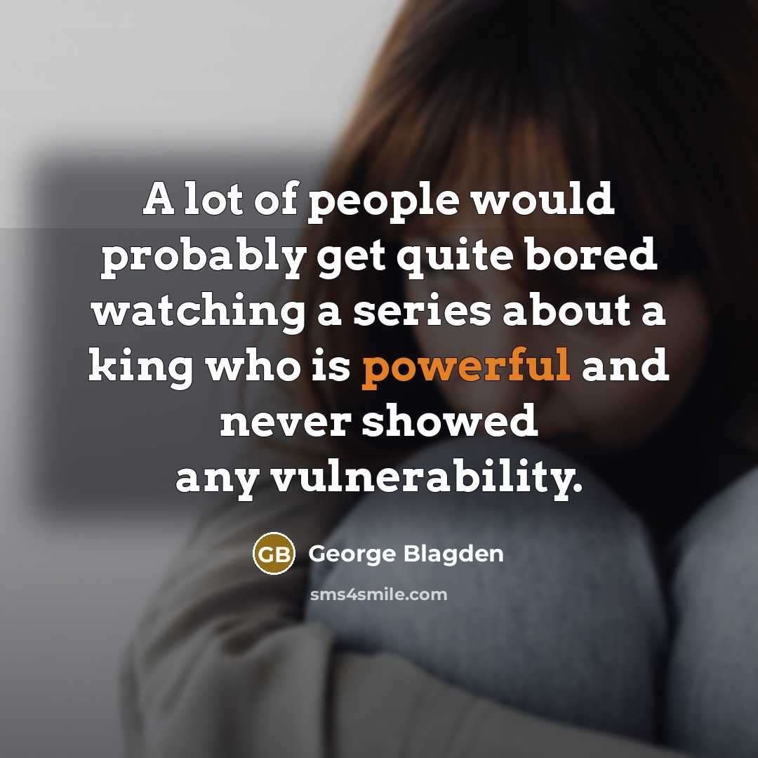 “A lot of people would probably get quite bored watching…” quote by George Blagden