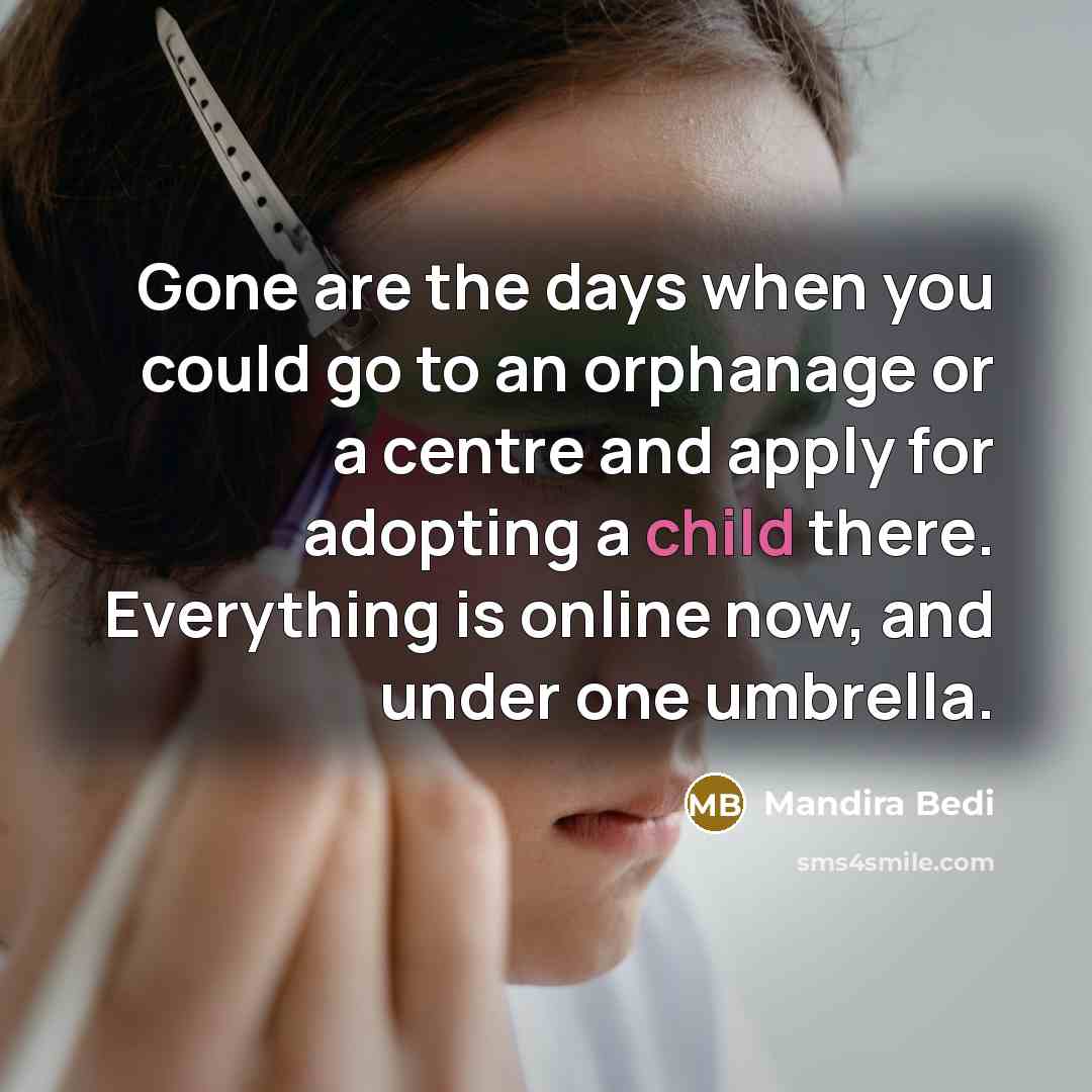 “Gone are the days when you could go to an…” quote by Mandira Bedi