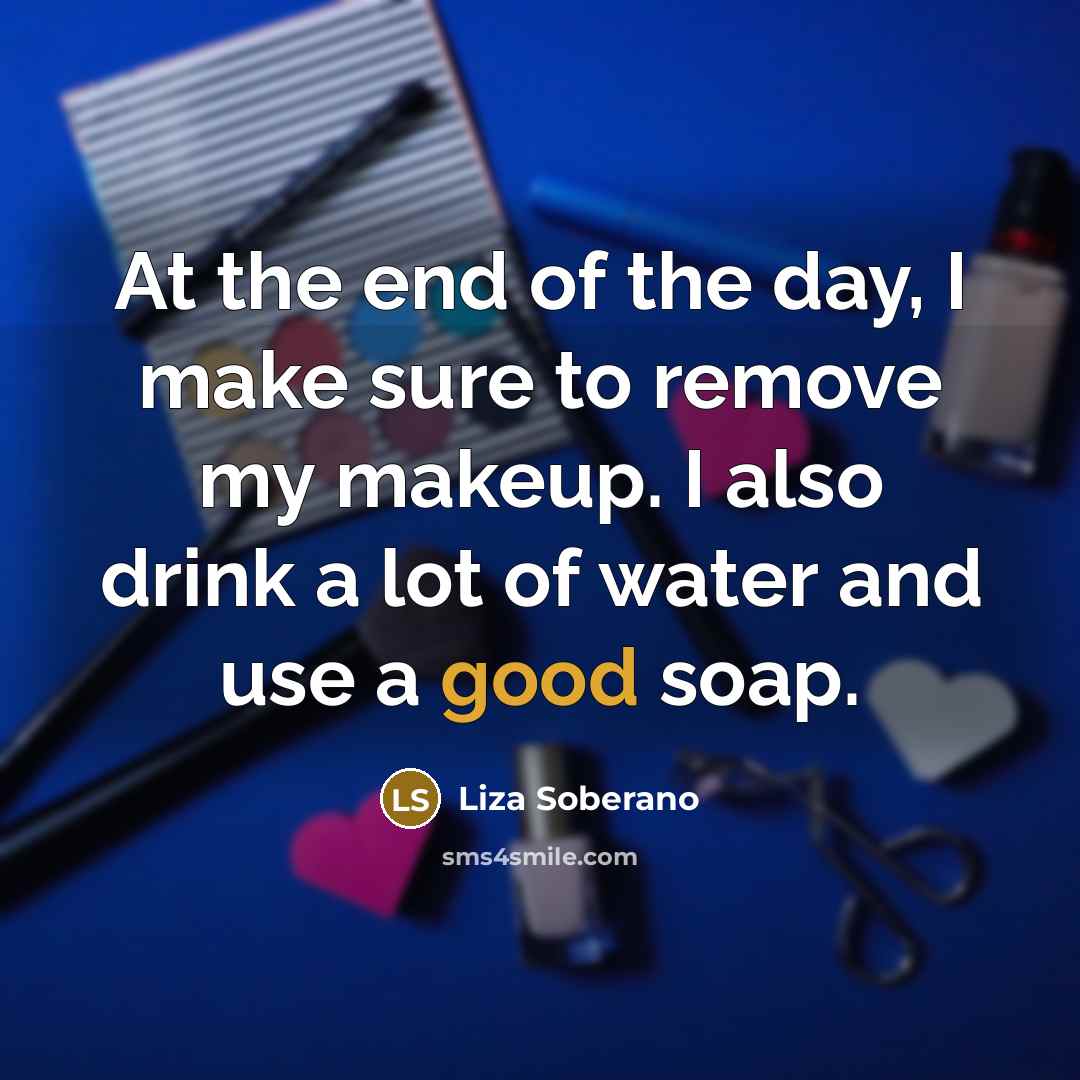 “At the end of the day, I make sure to…” quote by Liza Soberano