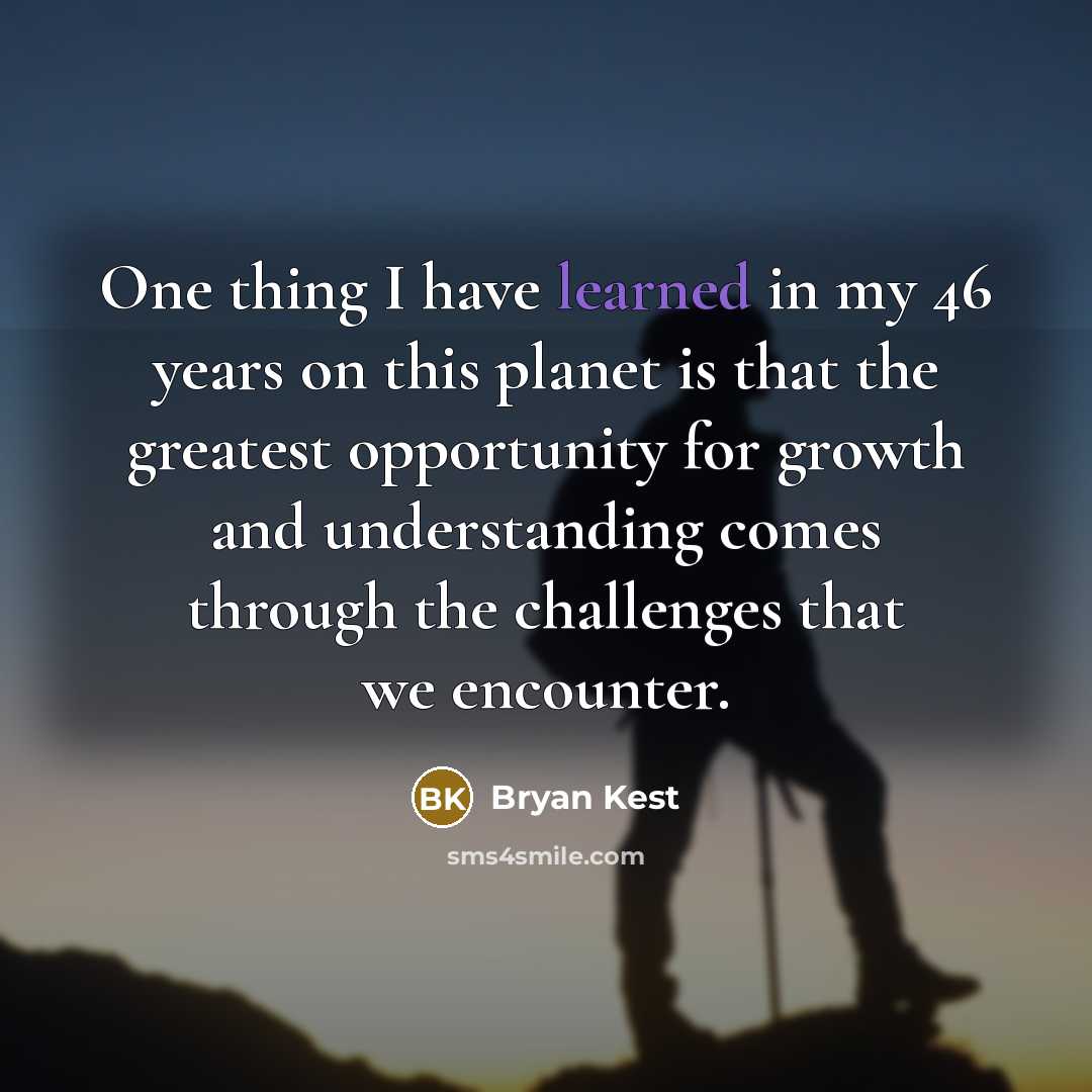“One thing I have learned in my 46 years on…” quote by Bryan Kest