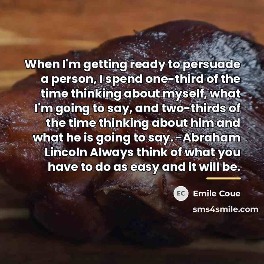 “When I'm get­ting ready to per­suade a per­son, I spend…” quote by Emile Coue
