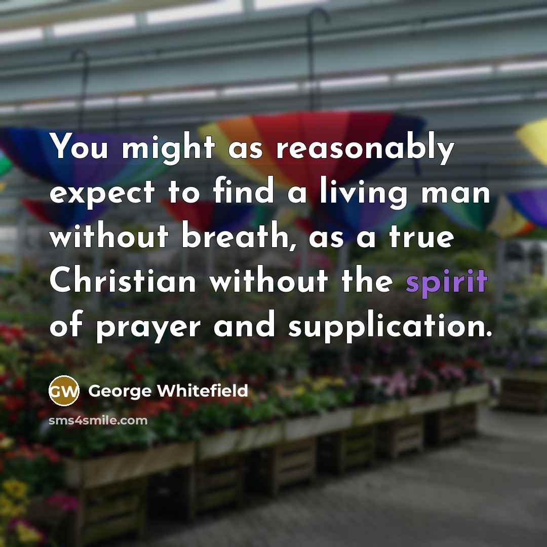 “You might as reasonably expect to find a living man…” quote by George Whitefield