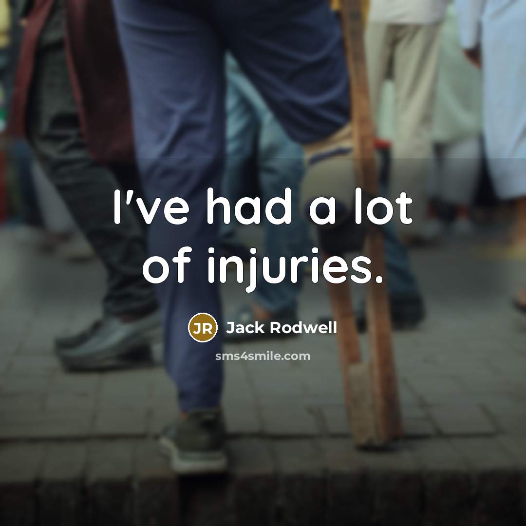 “I've had a lot of injuries.…” quote by Jack Rodwell