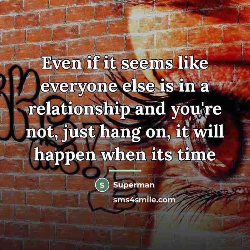 “Even if it seems like everyone else is in a…” quote by Superman