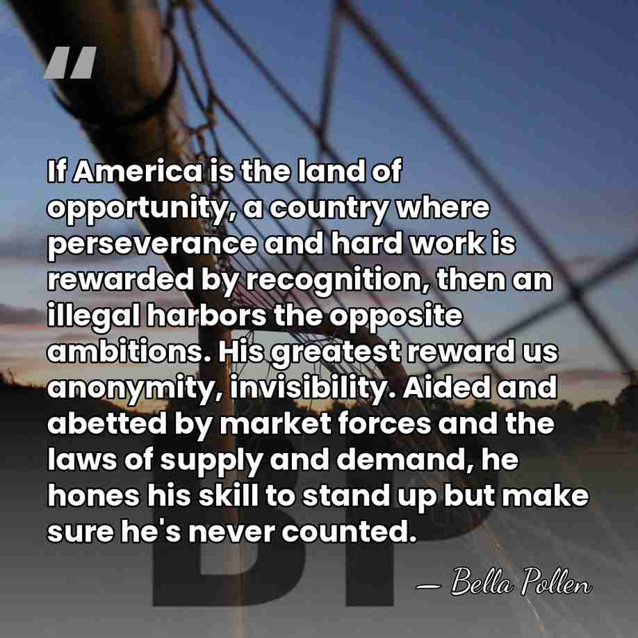 If America is the land of opportunity, a country where perseverance and&hellip; - Bella Pollen