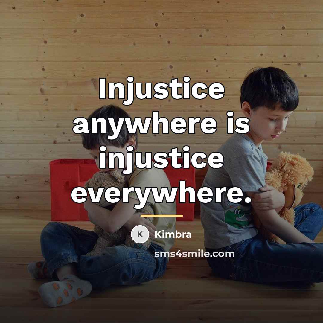 “Injustice anywhere is injustice everywhere.…” quote by Kimbra