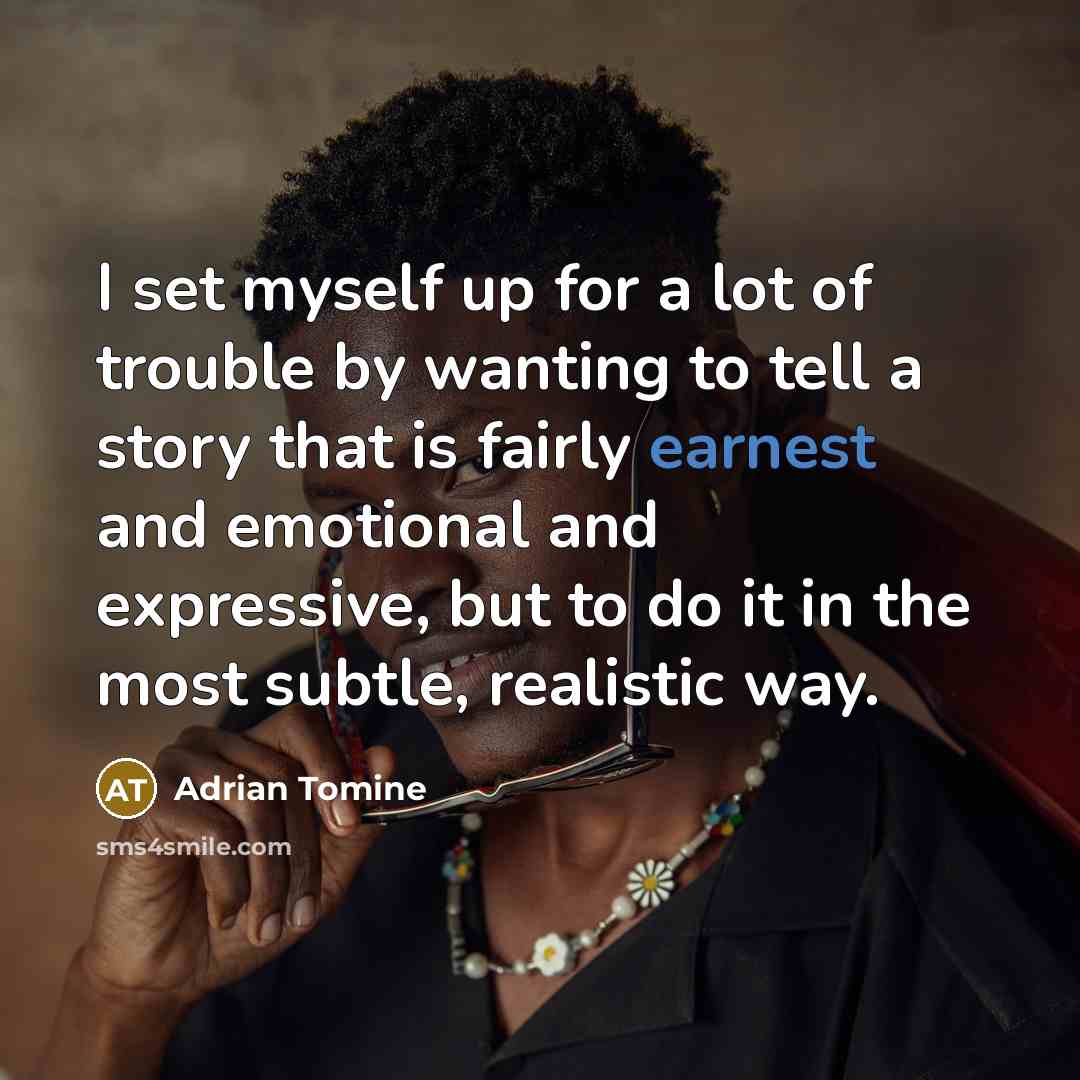 “I set myself up for a lot of trouble by…” quote by Adrian Tomine