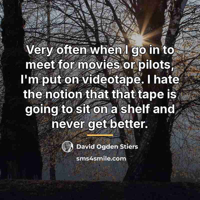 “Very often when I go in to meet for movies…” quote by David Ogden Stiers