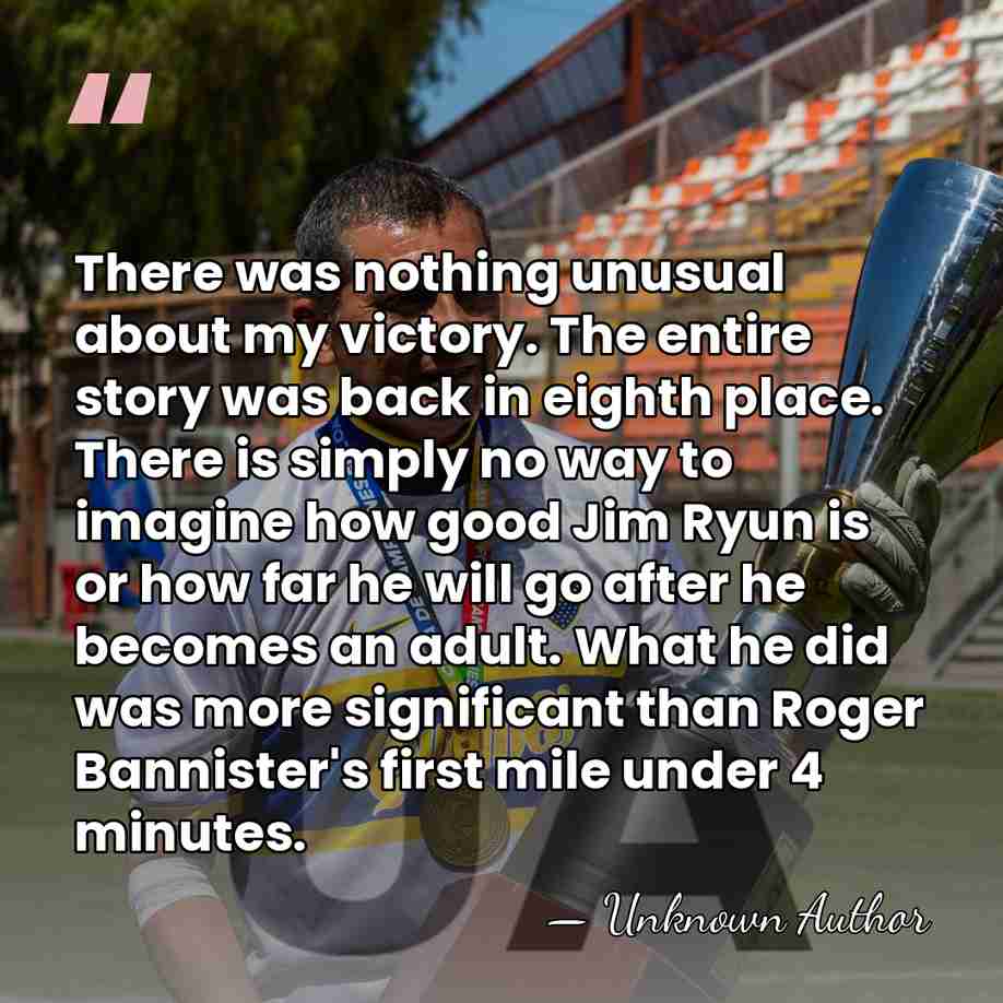 There was nothing unusual about my victory. The entire story was back&hellip; - Unknown Author