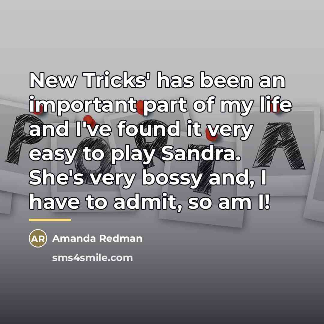 “New Tricks' has been an important part of my life…” quote by Amanda Redman