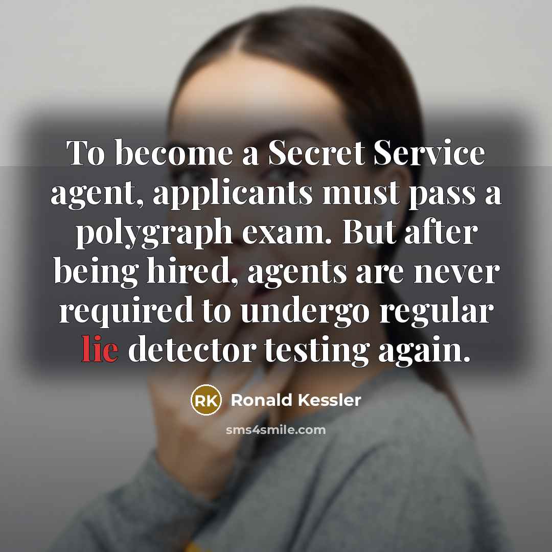 “To become a Secret Service agent, applicants must pass a…” quote by Ronald Kessler