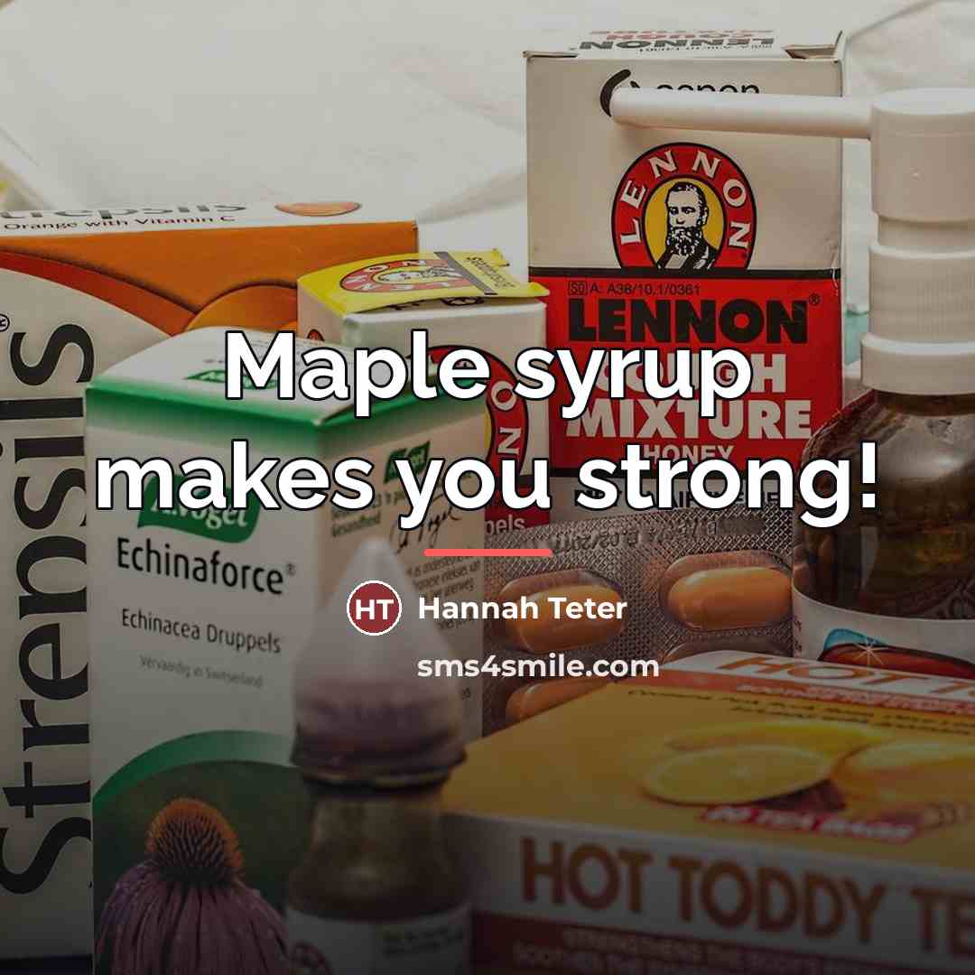 “Maple syrup makes you strong!…” quote by Hannah Teter