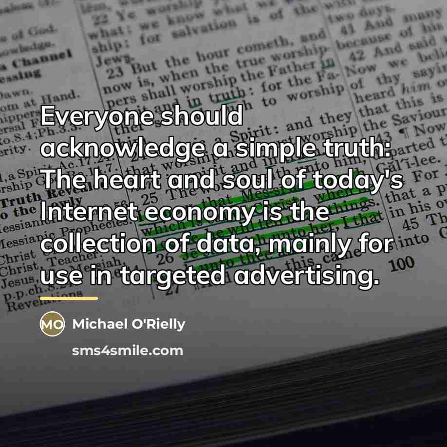 “Everyone should acknowledge a simple truth: The heart and soul…” quote by Michael O'Rielly