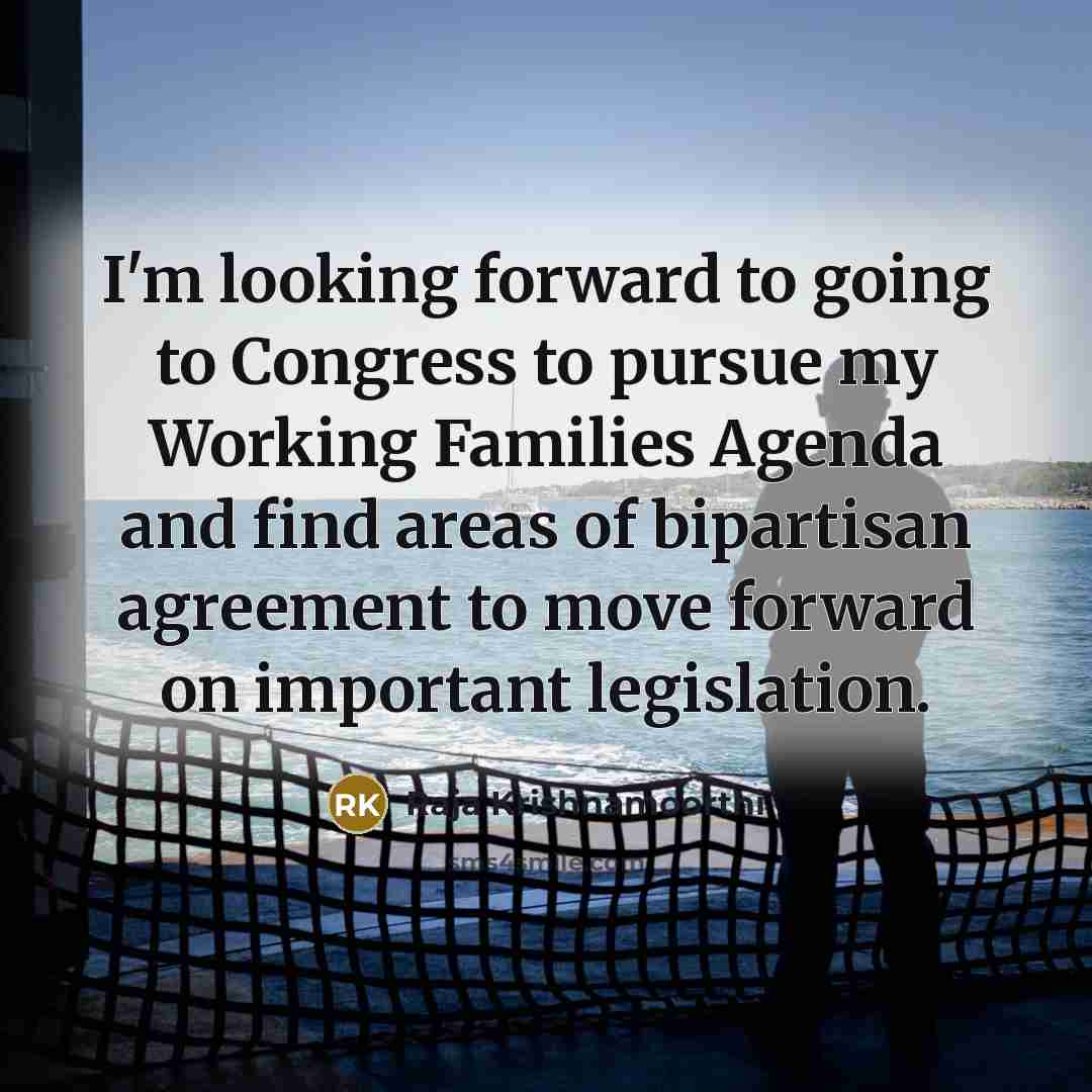 “I'm looking forward to going to Congress to pursue my…” quote by Raja Krishnamoorthi