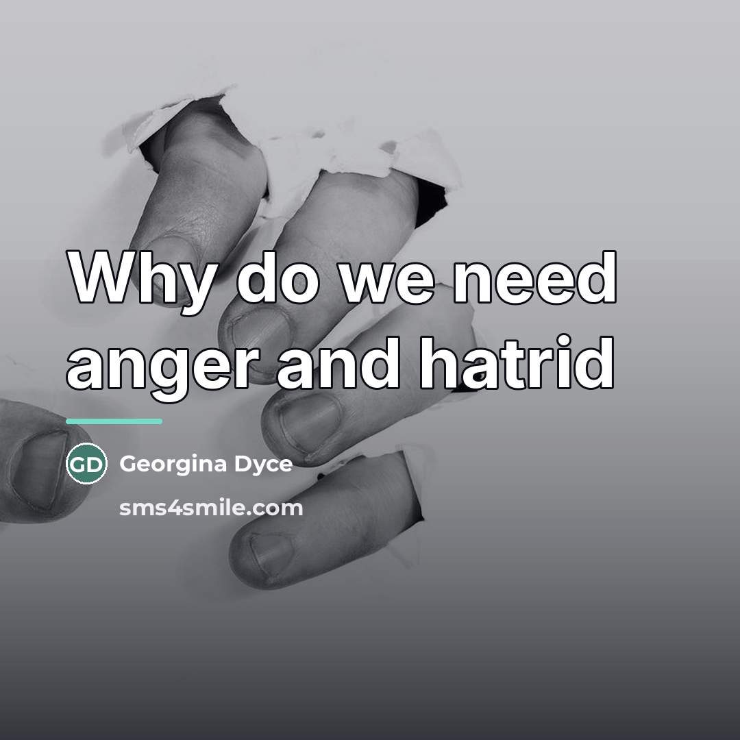 “Why do we need anger and hatrid…” quote by Anonymous