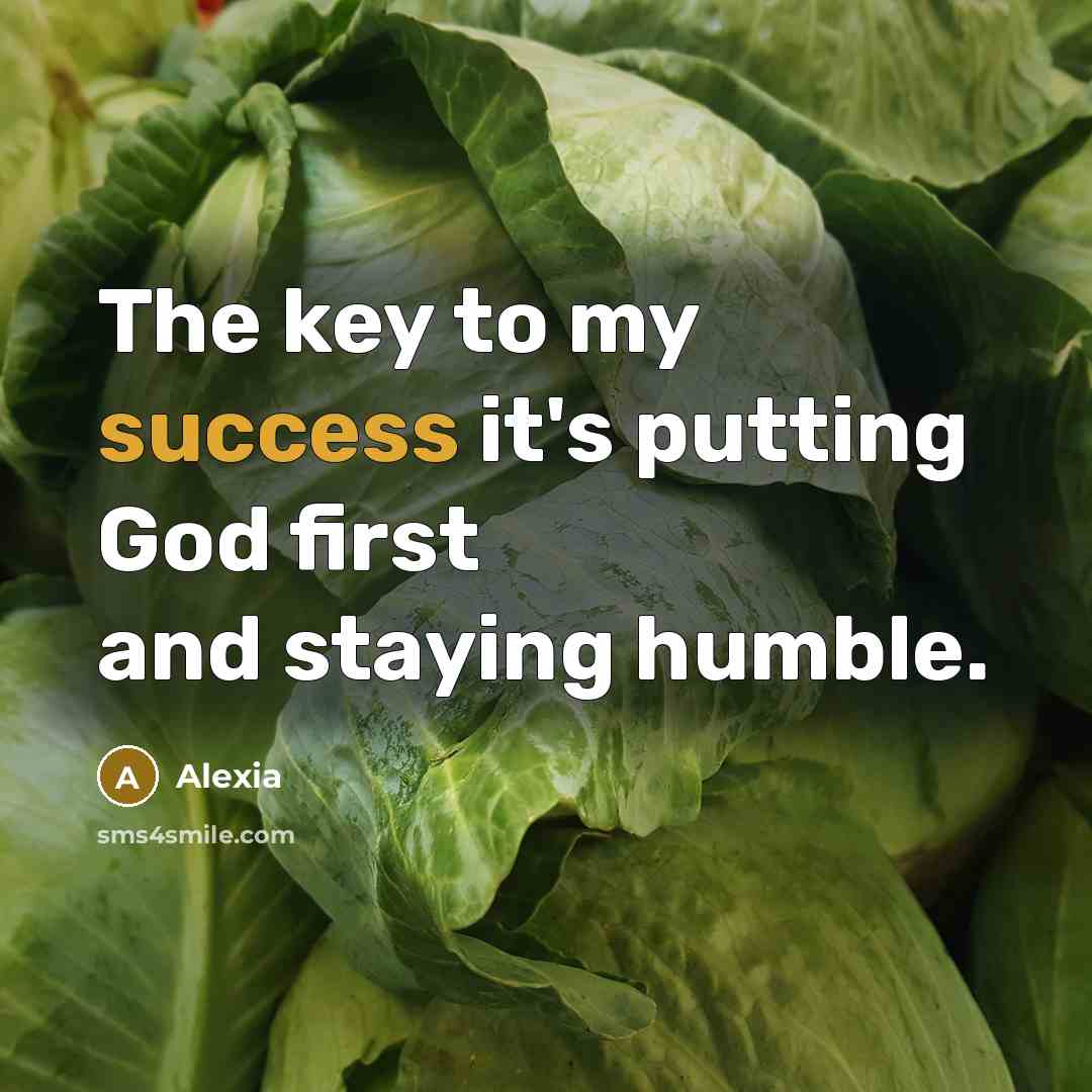 “The key to my success it's putting God first and…” quote by Alexia