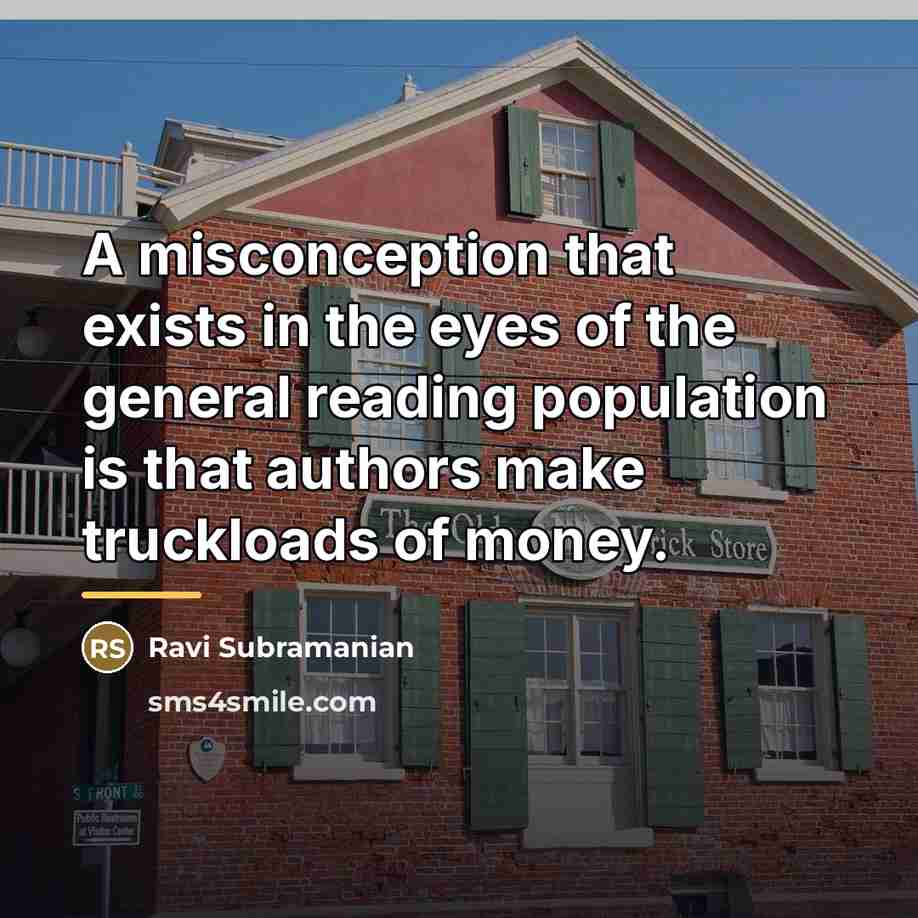 “A misconception that exists in the eyes of the general…” quote by Ravi Subramanian