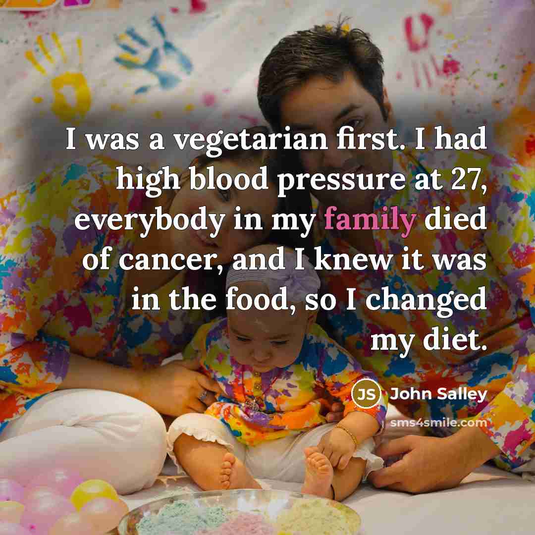 “I was a vegetarian first. I had high blood pressure…” quote by John Salley