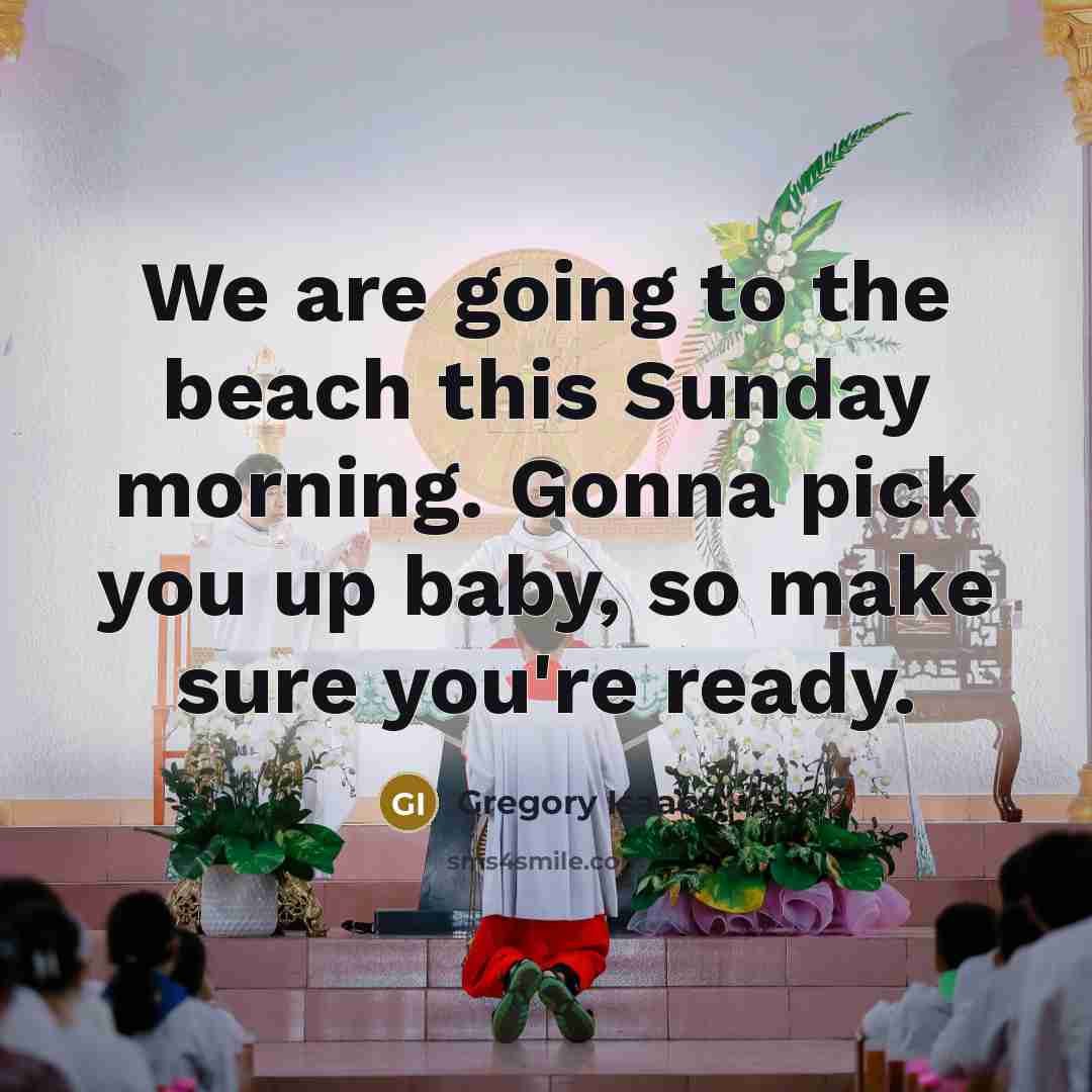 “We are going to the beach this Sunday morning. Gonna…” quote by Gregory Isaacs