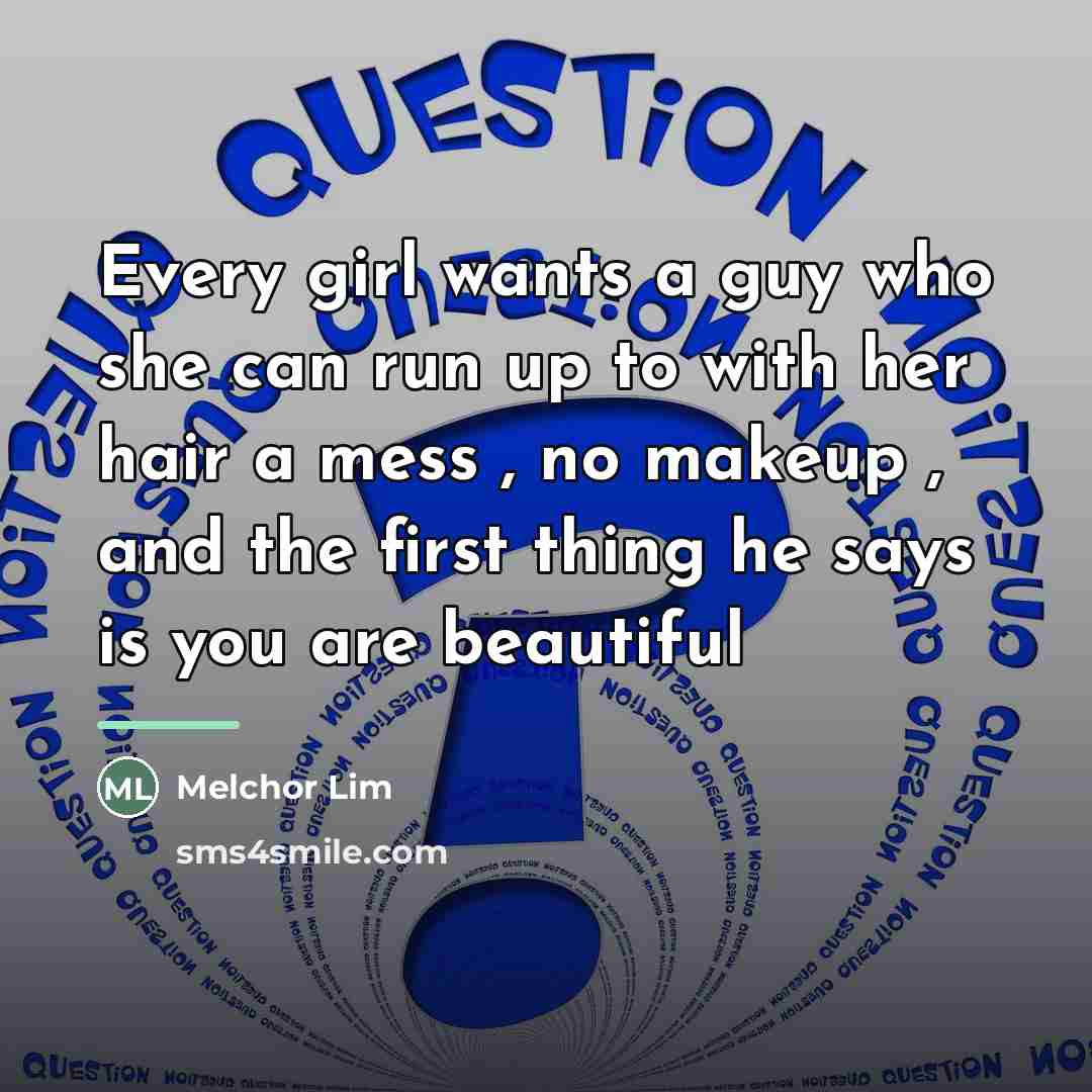 “Every girl wants a guy who she can run up…” quote by Melchor Lim