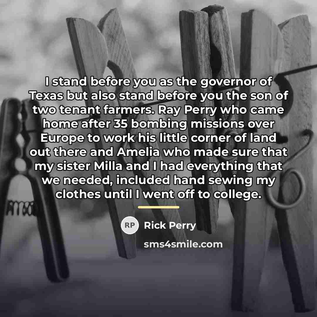 “I stand before you as the governor of Texas but…” quote by Rick Perry