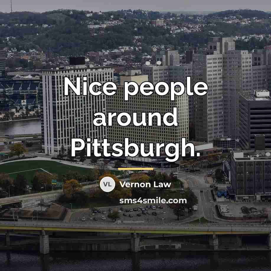 “Nice people around Pittsburgh.…” quote by Vernon Law