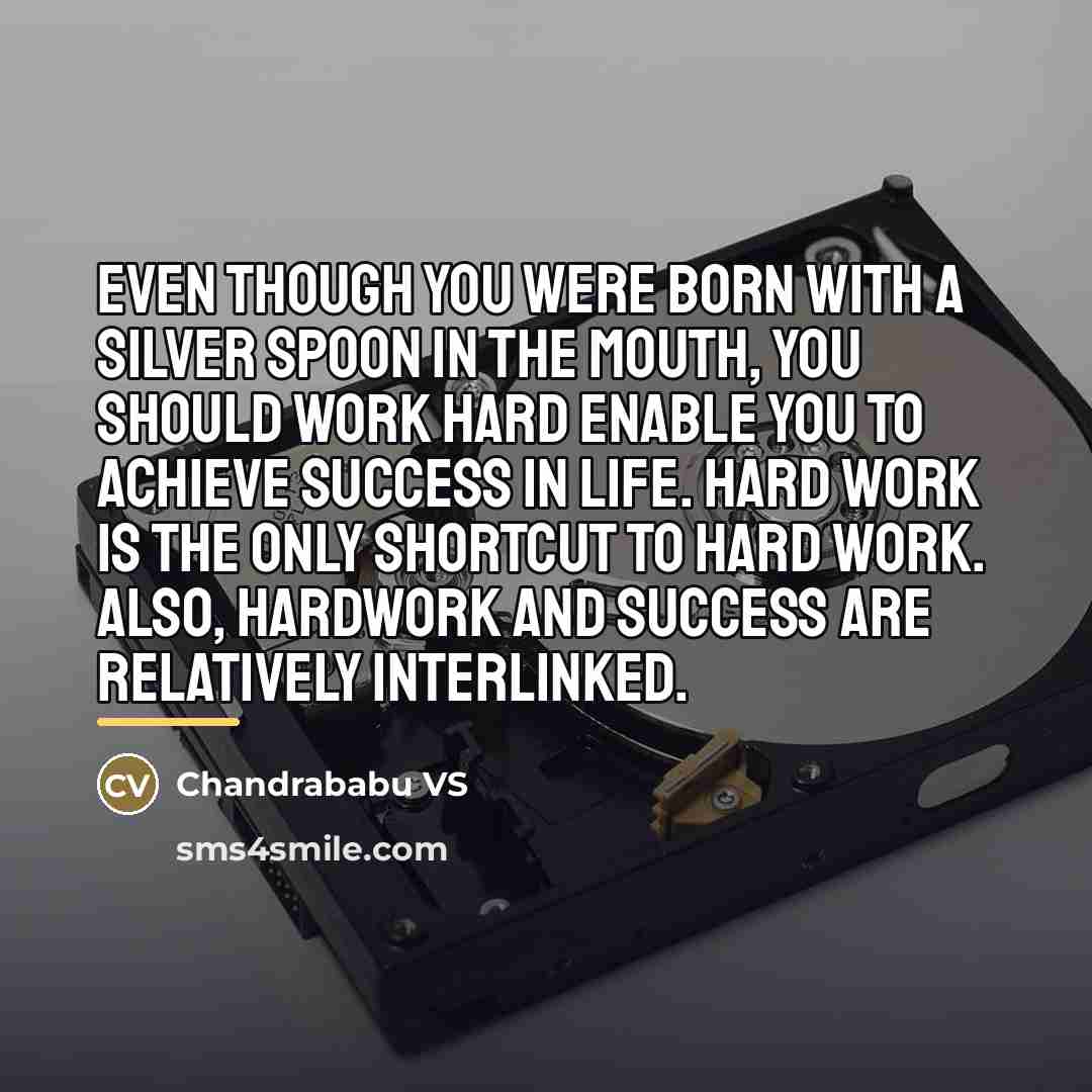 “Even though you were born with a silver spoon in…” quote by Chandrababu VS