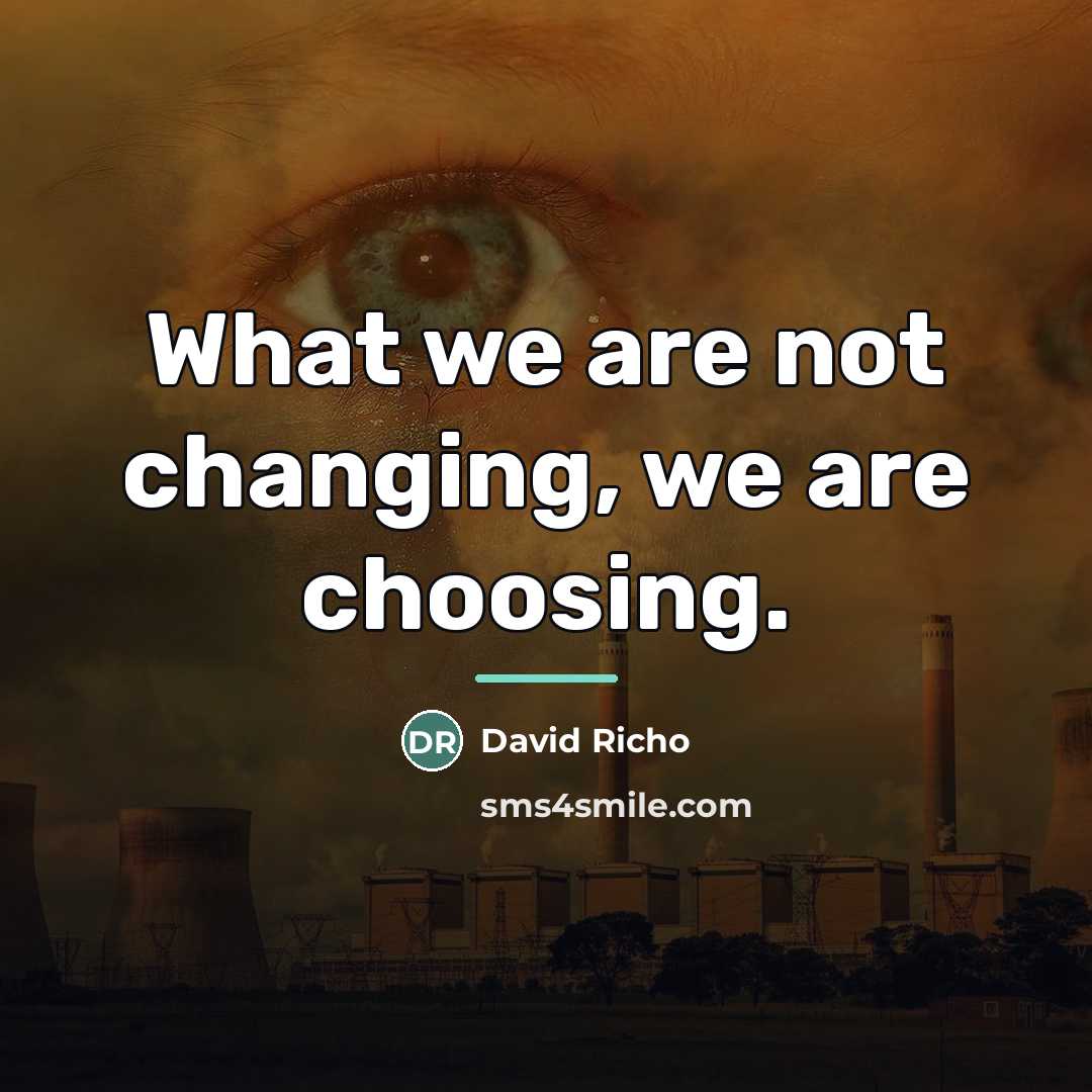 “What we are not changing, we are choosing.…” quote by David Richo