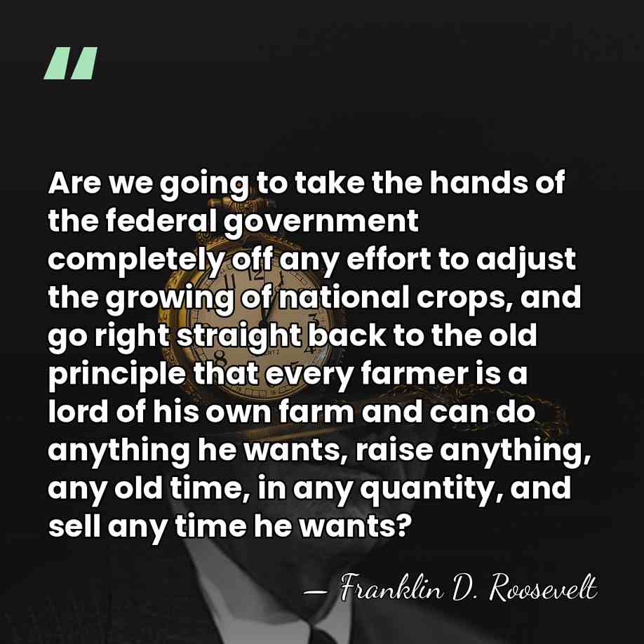 Are we going to take the hands of the federal government completely&hellip; - Franklin D. Roosevelt
