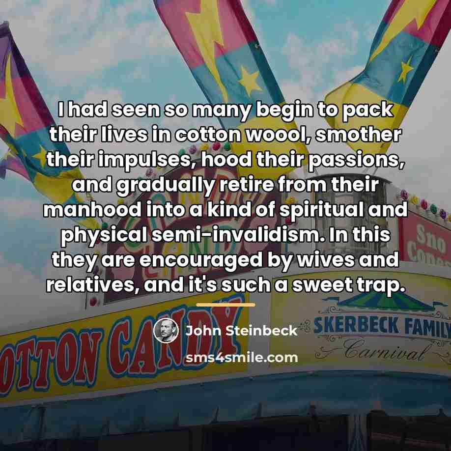 “I had seen so many begin to pack their lives…” quote by John Steinbeck