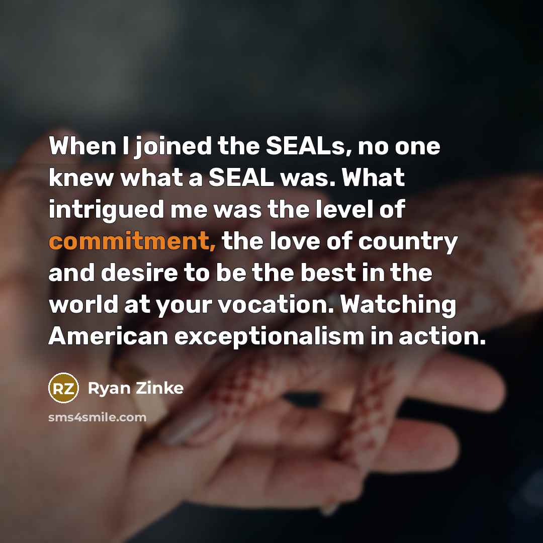 “When I joined the SEALs, no one knew what a…” quote by Ryan Zinke