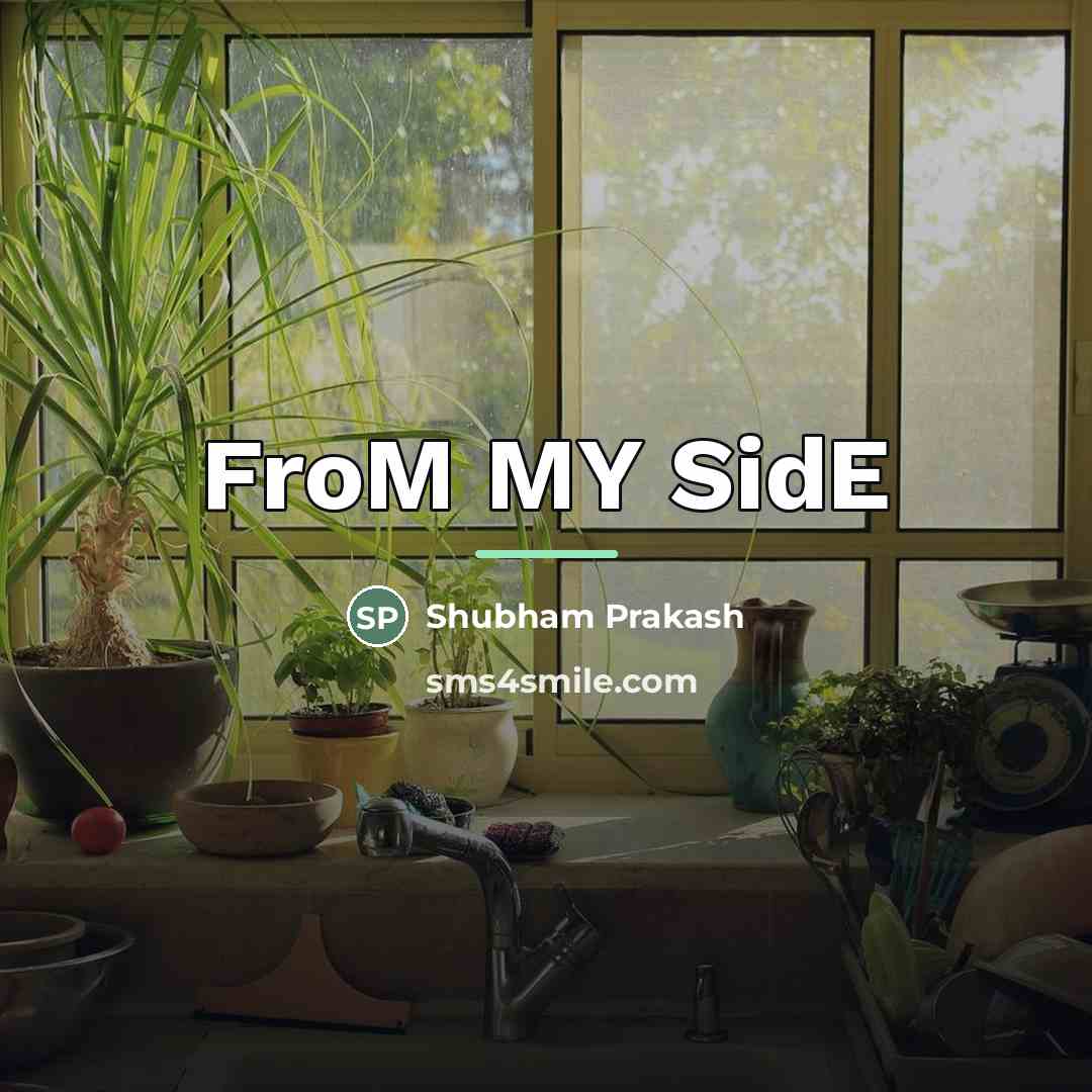 “FroM MY SidE…” quote by Shubham Prakash