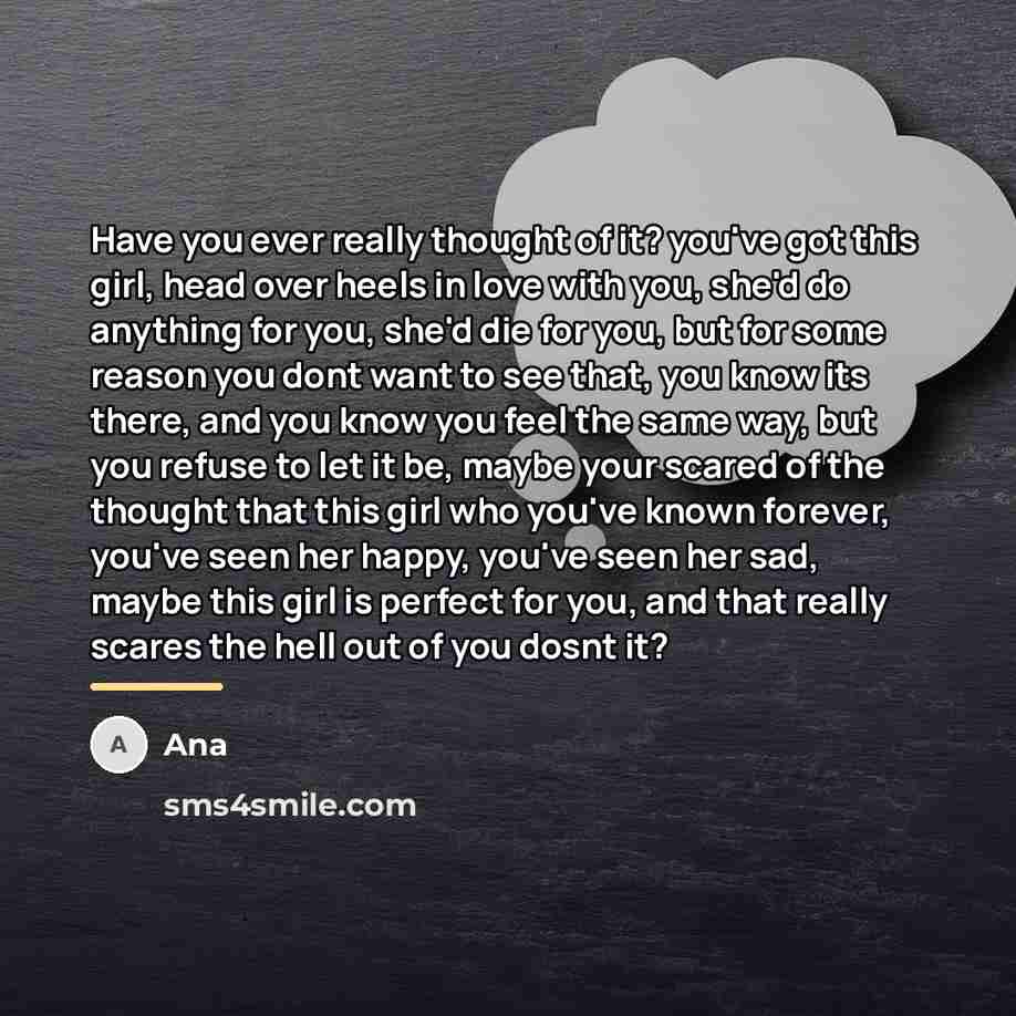 “Have you ever really thought of it? you've got this…” quote by Ana